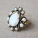 1950's teardrop ring