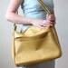 mustard messenger bag
