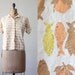 50s blouse - nautical fish print blouse