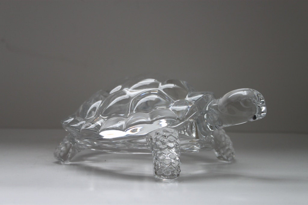 turtle crystal figurine