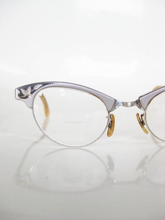 Vintage CAT EYE Art Craft Eyeglasses Glasses Optical Frames