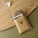 iPhone 5 /4 /3 wallet sleeve BAVARIAN DEER german wool felt and leather wallet and sleeve for your iPhone
