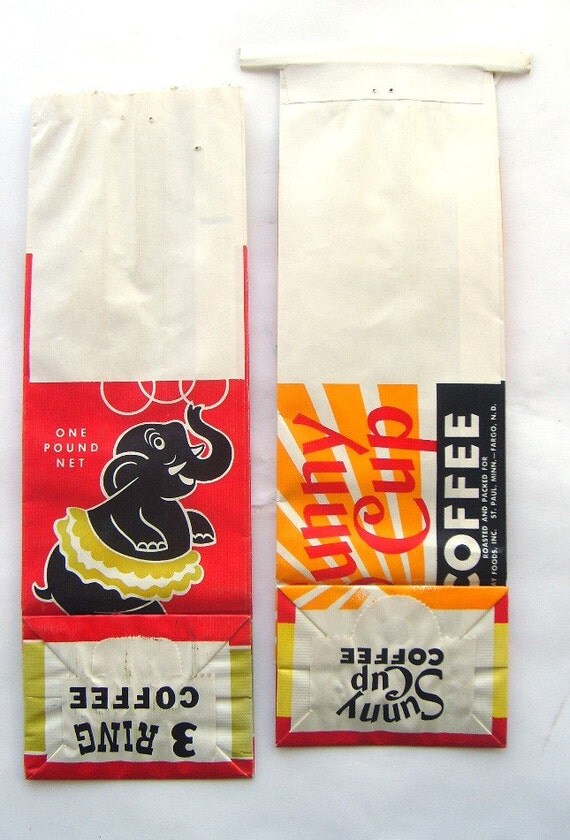 Collection of Two Vintage Coffee Bags