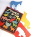 1929 Colorful Farm Animals Stencil Set. DIY Animal Bunting