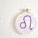 CLEARANCE - Leo Astrology Embroidery Ornament Home Decor Wall Art
