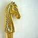 Brass Envelope Knife with a horse.
