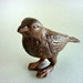 Cute Hand Painted Wonderful Iron Cast Bird