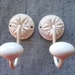 2 Hand Painted Leaf Hooks