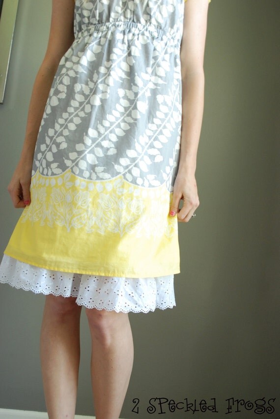 White lace slip....meant to be seen by 2speckledfrogs on Etsy