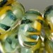 DanielsBeads Boro Lampwork Glass Bead Set (10) --- Columbia