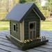 Birdhouse, Donette's Cottage with Green Siding