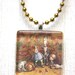 Wizard of Oz Storybook Glass Tile Pendant with Free Necklace
