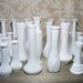 Reserved Listing Milk Glass BUD VASE Wedding Grouping of 32, Lot, Instant Collection, Special Event