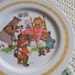 60s Melmac Plate Childrens GOLDILOCKS & THE 3 BEARS Oneida Deluxe Plastic Vintage Storybook