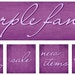 OOAK Purple Fantasy Premade Etsy Shop Banner and Avatars - NEVER RESOLD