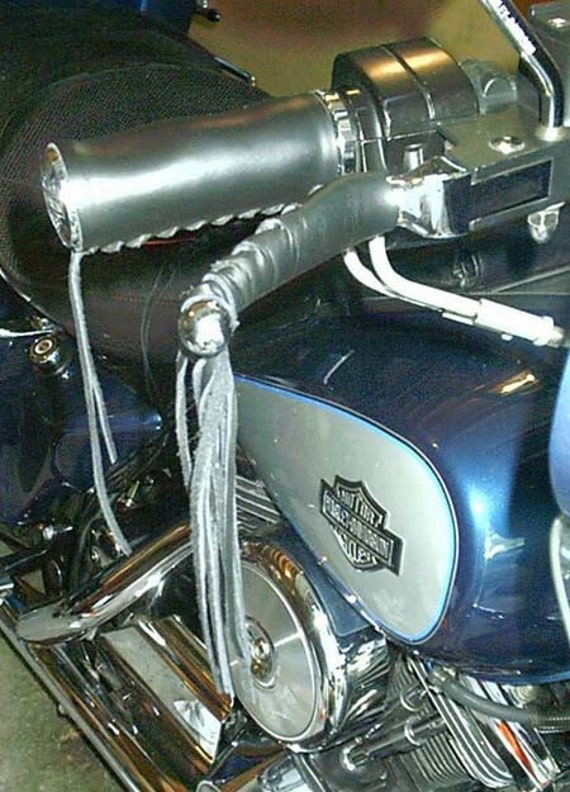 Items similar to Leather Motorcycle Clutch and Brake Lever Covers with