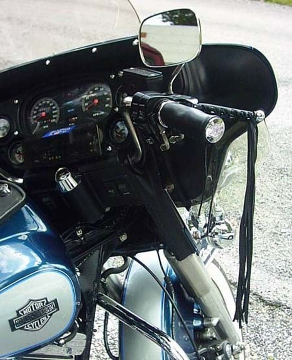Items similar to Leather Motorcycle Clutch and Brake Lever Covers with