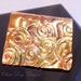 Swirls and Curves Copper Bookmark