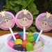 little Princess cup cake toppers