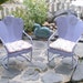 Lilac Miniature Furniture, Dollhouse Chairs, Miniature Garden