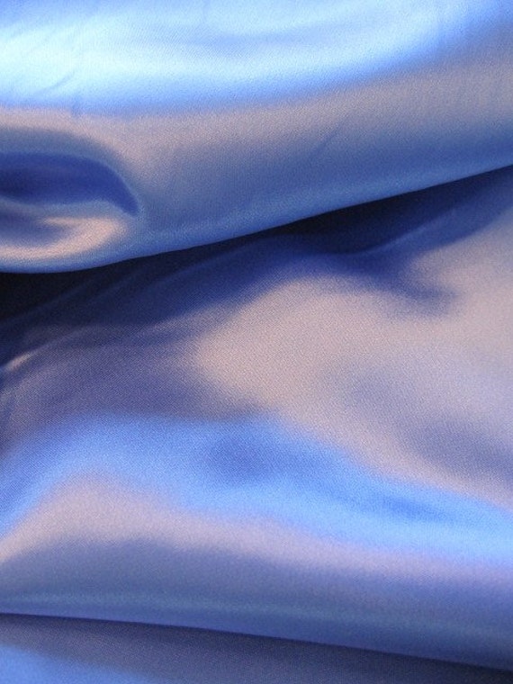 Vintage Fabric Taffeta Fabric Iridescent Blue Taffeta Fabric