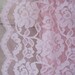 Vintage Lace, Lace Fabric, Pink Lace Fabric 60 wide x 30 long