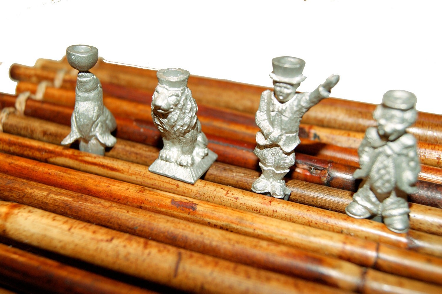 Circus Animal Pewter Cake Topper Candle Holders by LUNT