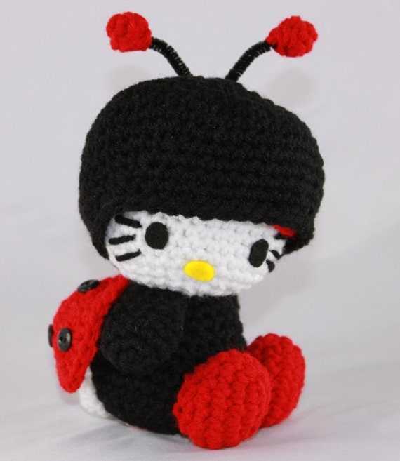 hello kitty ladybug plush