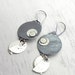 Funky Geometry Earrings Handmade Jewelry Wild Prairie Silver