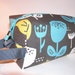 Wildflowers on Grey Project Bag