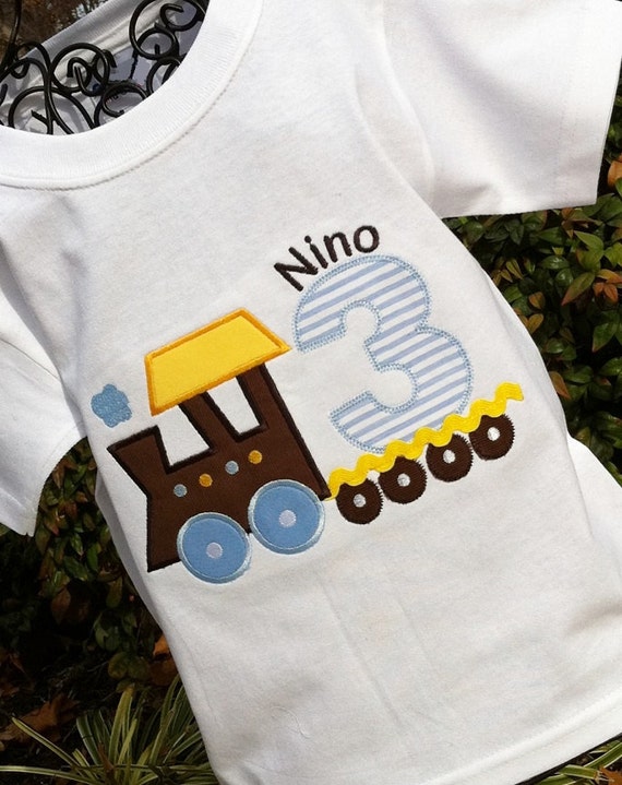 Items similar to Boys Birthday Train on Etsy