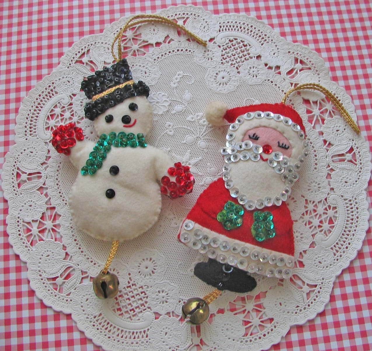 homespun christmas vintage ornaments homespun christmas vintage ornaments