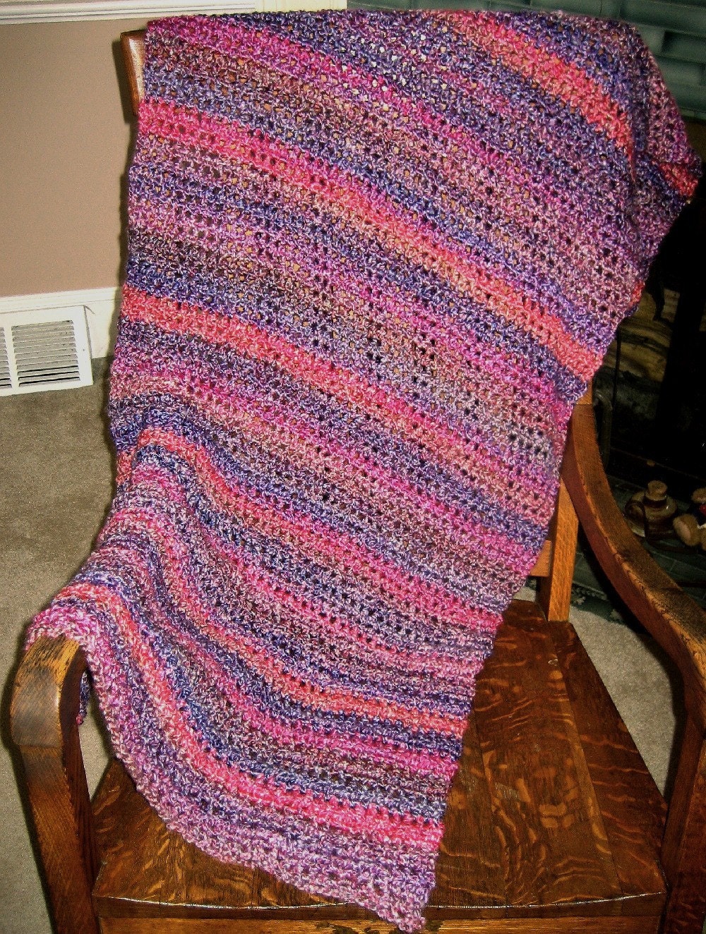 new shawl wrap scarf afghan crochet knit prayer comfort chemo