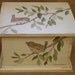 Handpainted Hinged Wood Box with Birds on Tree Branch