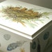 Painted Cottage Furniture Wooden Storage Keepsake Box Bird Nest Feather