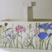 Painted Furniture Botanical Garden Storage Box Farmhouse Cottage Planter