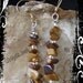 Tigereye earrings stone earrings chakra earrings