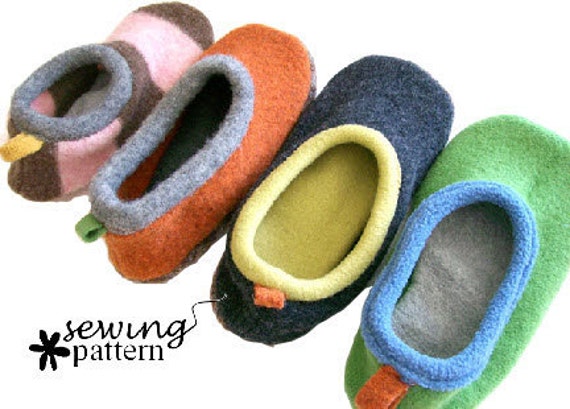 Download Wool Sweater Slipper PDF Pattern