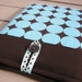 Blue Brown laptop bag, Macbook pro case 13, Macbook air 3 case, Macbook pro sleeve, macbook air sleeve, Disco Dots