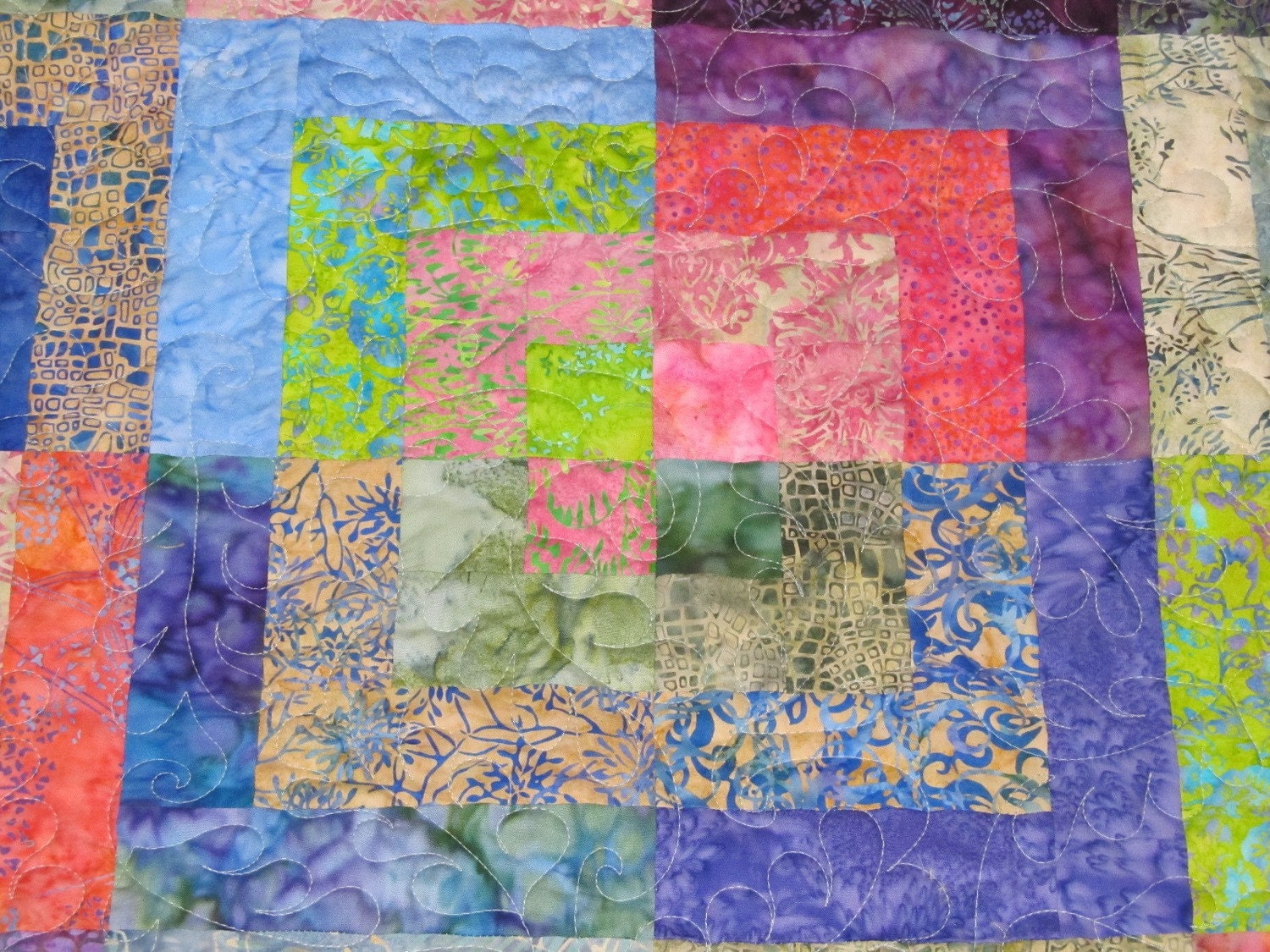 handmade-log-cabin-batik-lap-quilt