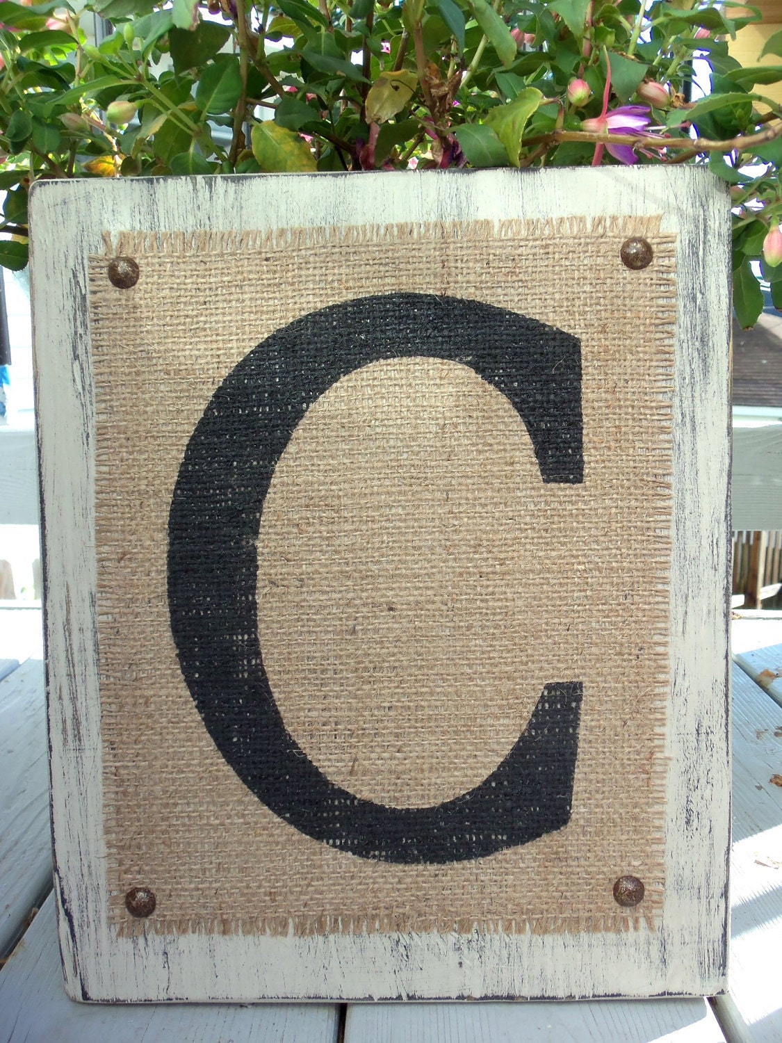 home sign letter Sign Burlap Letter Gray/Sand or Monogram Wedding Home SIGN