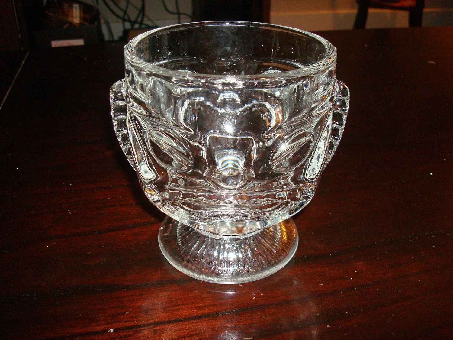 Vintage Heavy Glass Hawaiiana Tiki Mai Tai Glass from Hawaii