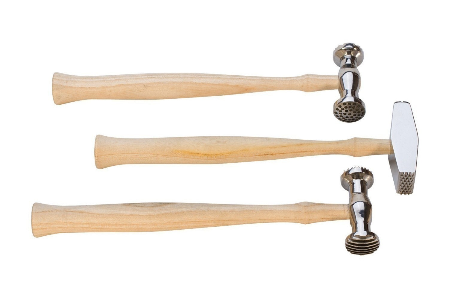 Jewelers/Metal Workers Texturing Hammer Checkered/ Wide Stripe