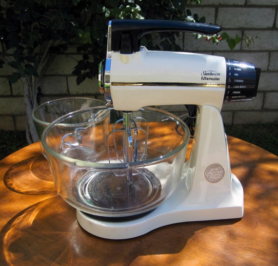 Vintage Sunbeam 12 Speed Stand Mixer / Retro 60th Anniversary