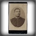 Antique German Military Portrait, Victorian Era Cabinet Card Photo, Carte de Visite, CdV