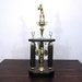 Vintage 1970s Baseball Trophy / Retro Fantasy League Award Trophy