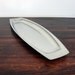 Vintage Danish Modern Style Stainless Serving Tray / Retro Appetizer Tray