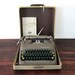 Vintage Smith Corona Silent Typewriter with Case