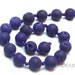 SALE 30% OFF- Purple Agate Druzy Round Beads frosted stardust finish 14mm 15 inch aprox 20 beads