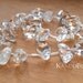 CLOSEOUT 50% OFF - Natural Rock Crystal Top Drilled Nugget Beads smooth 15-20mm 15 inch strand